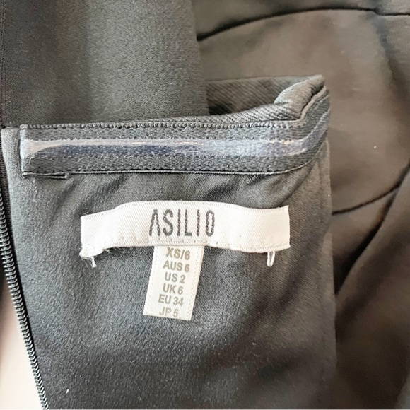 ASILIO Heavy Night Bustier Black Bodycon Cocktail Dress - Picture 10 of 11